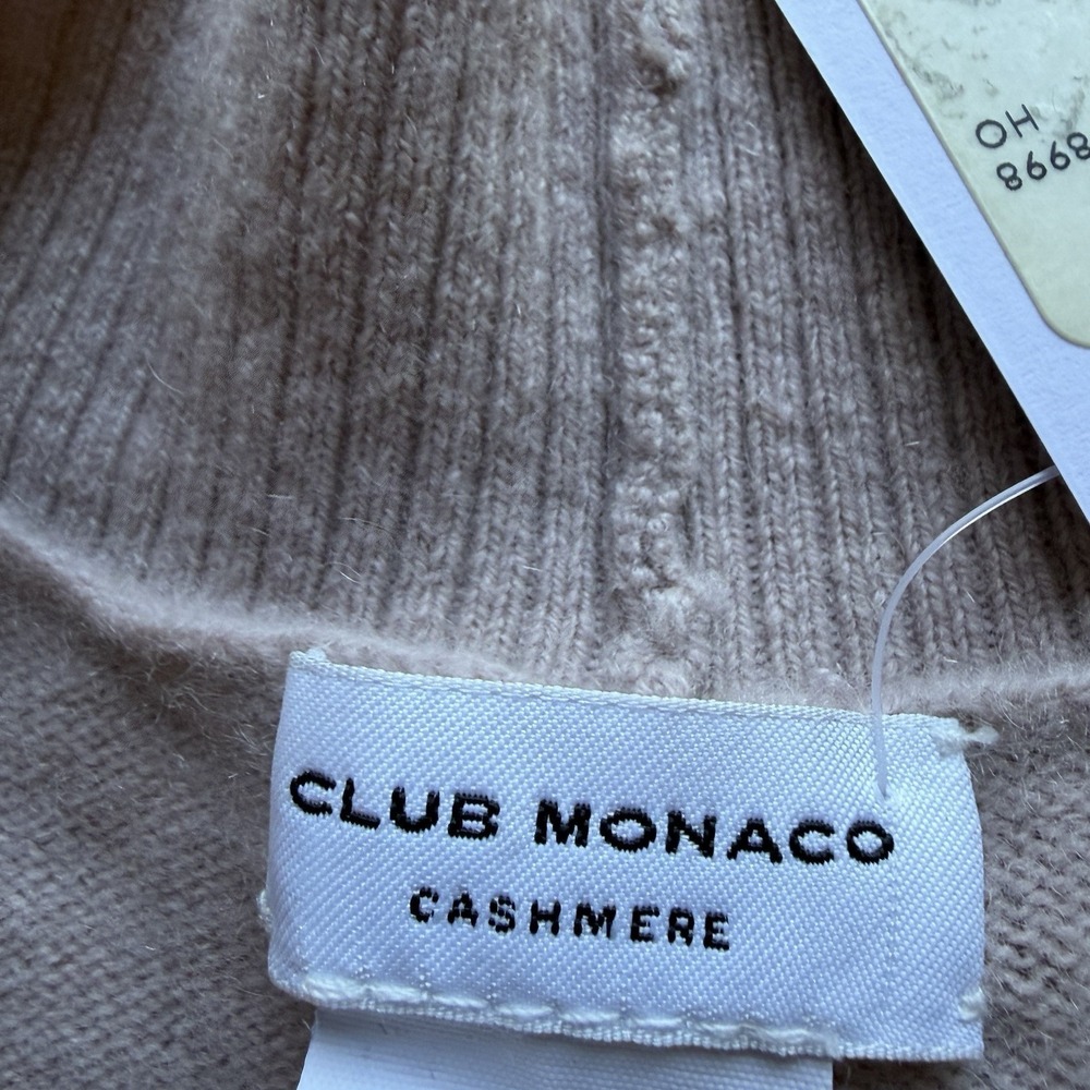 CLUB MONACO Tasha Cashmere Shrug Cardigan Pink XS/S Batwing Cocoon Soft Luxury - Picture 4 of 7